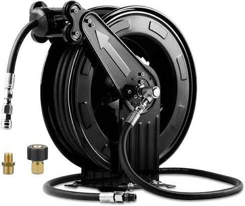 Heavy-Duty Hose Reels with Hose (x3 Reels), image 2