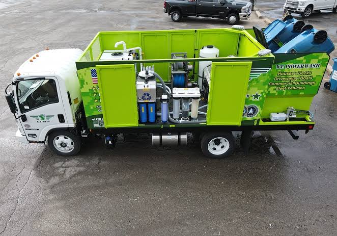 Commercial cleaning equipment representing bin cleaning systems
